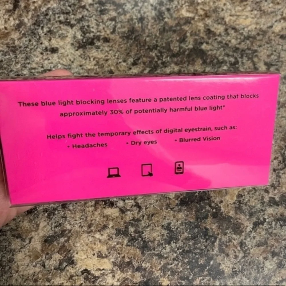 NTW BETSEY JOHNSON BLUE LIGHT GLASSES - Picture 5 of 6